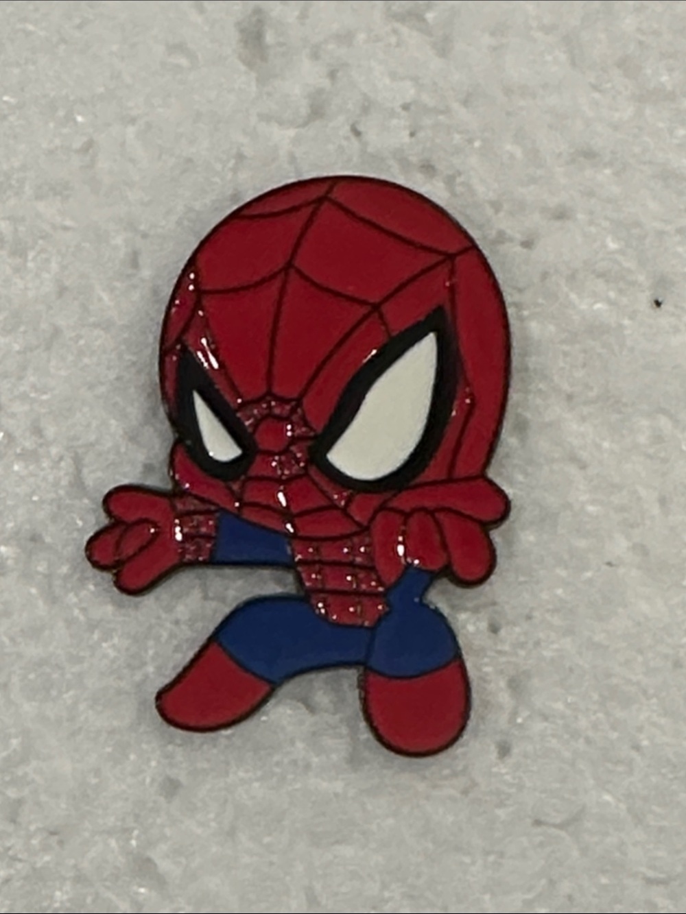 Marvel Kids Spider-Man Enamel Pin in Red and Blue